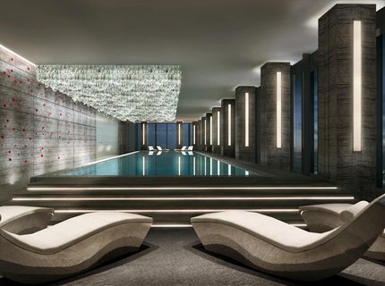Referenzen weltweit: Fairmont Hotels & Resorts, Nanjing, Pool mit Ruheliegen