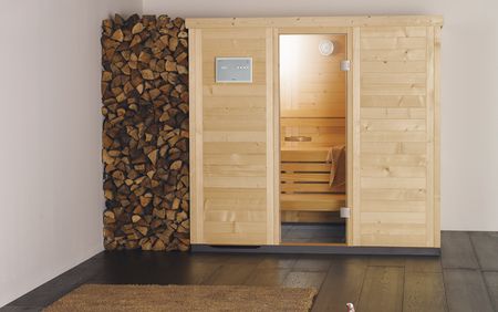 Sauna in Massivholz